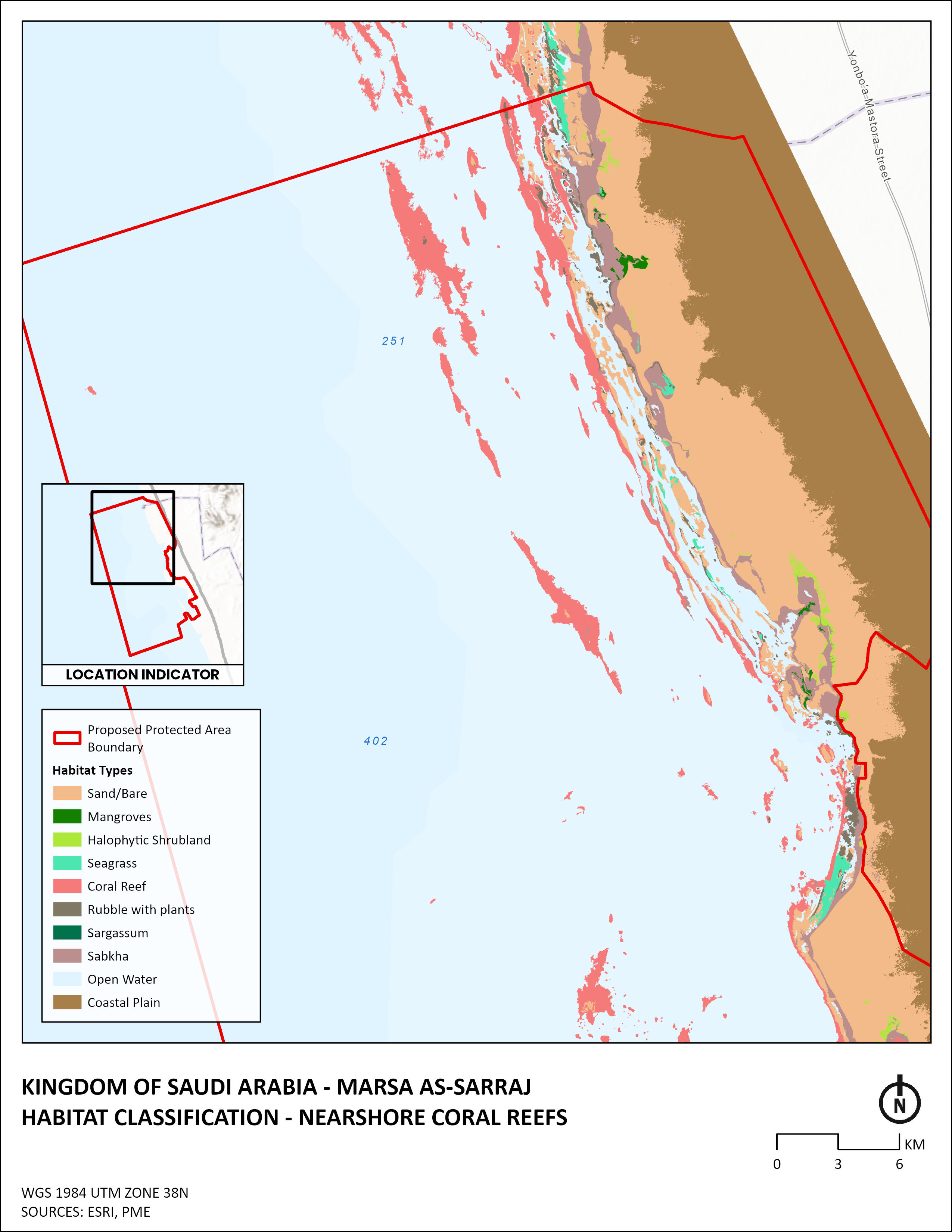 Saudi Arabia: Nearshore Coral Reef Classification